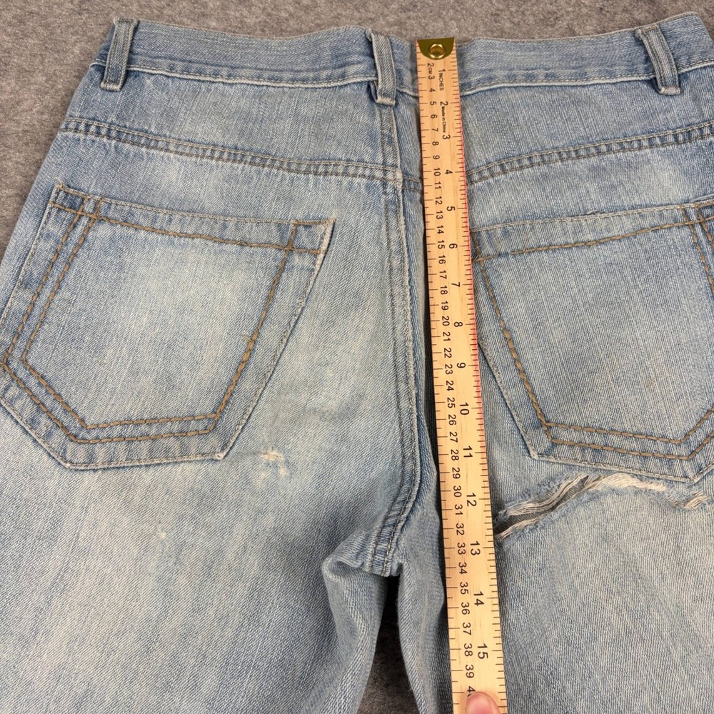 Avirex Jeans Mens 32 Light Wash Baggy Wide Leg‎ Vintage Denim Y2K Streetwear 00s - Picture 12 of 15